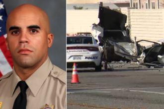 California deputy killed in crash that split police cruiser in two during pursuit