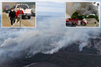 South Carolina wildfires force residents to flee homes as blazes erupt along Eastern Seaboard