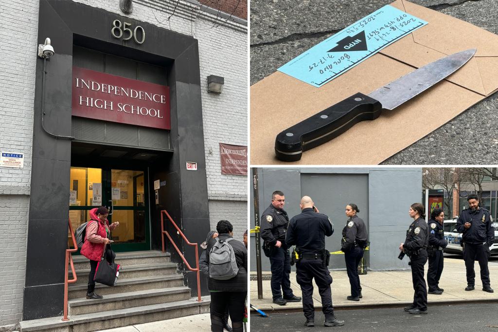 18-year-old student stabbed in the back near Manhattan high school during dismissal