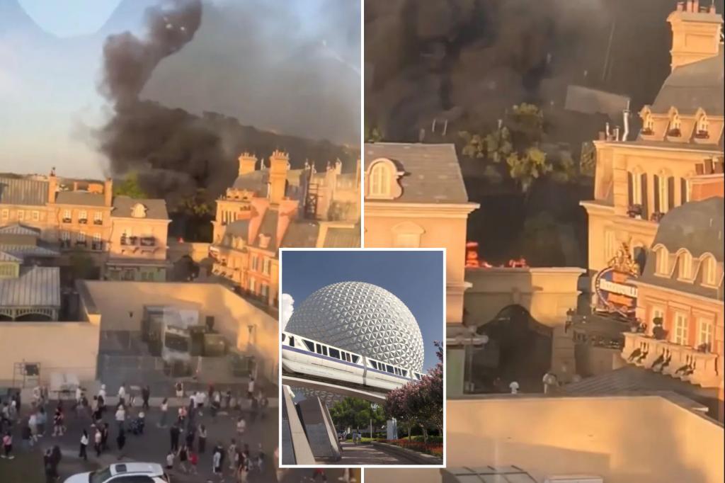 Fire breaks out at Disney World’s Epcot, forcing visitors to evacuate from theme park ride