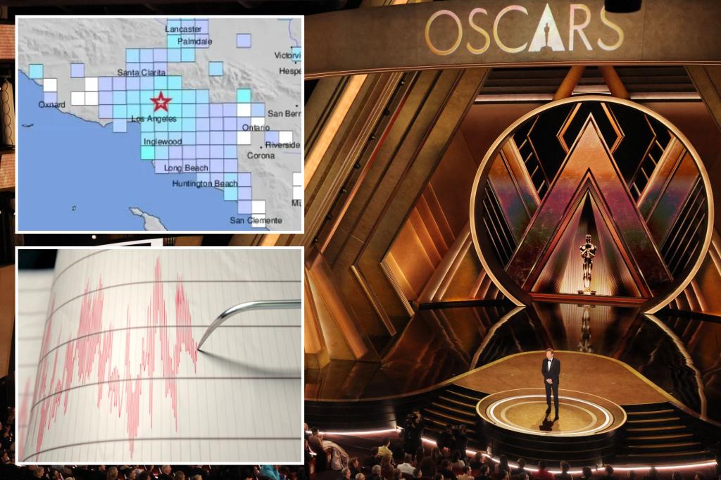 LA hit with 3.9-magnitude earthquake following Oscars 2025