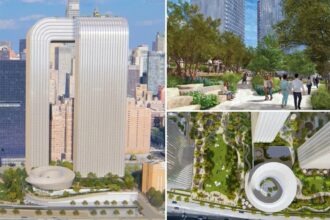 Peek inside the plan for an NYC park that would reshape the Midtown waterfront