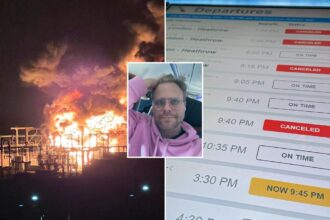 Comedian Adam Conover goes ‘through hell’ to get to London show, stitching together travel itinerary as Heathrow fire causes chaos