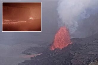 Hawaii’s Kilauea volcano wows with lava fountains during latest eruptive episode