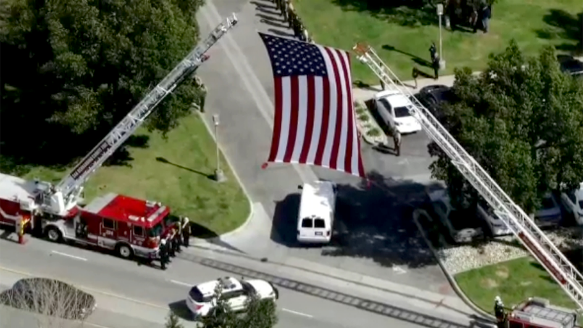 Deputy Hector Cuevas, Jr. procession