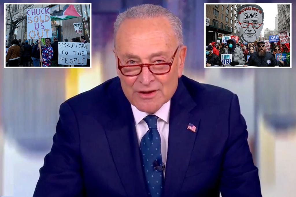 Chuck Schumer defends funding vote amid progressive backlash, saying shutdown would bring ‘devastation like we’ve never seen’