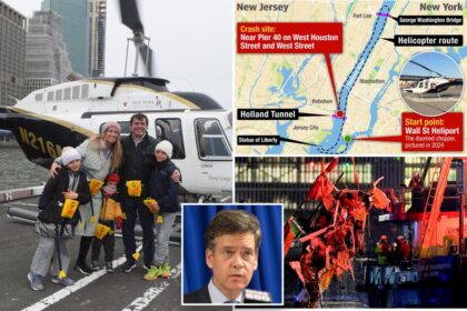 Lawmakers call for ban on NYC tourist helicopters after Hudson River chopper crash kills six