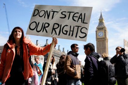 Trans activists rally in London over gender ruling