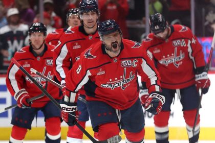 Alex Ovechkin ties Wayne Gretzky’s all-time NHL goal record