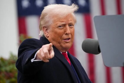 Trump urges Americans to ‘hang tough’ on tariffs plan as markets tumble