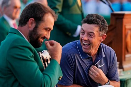 Scottie Scheffler explains awkward Masters green jacket exchange with Rory McIlroy