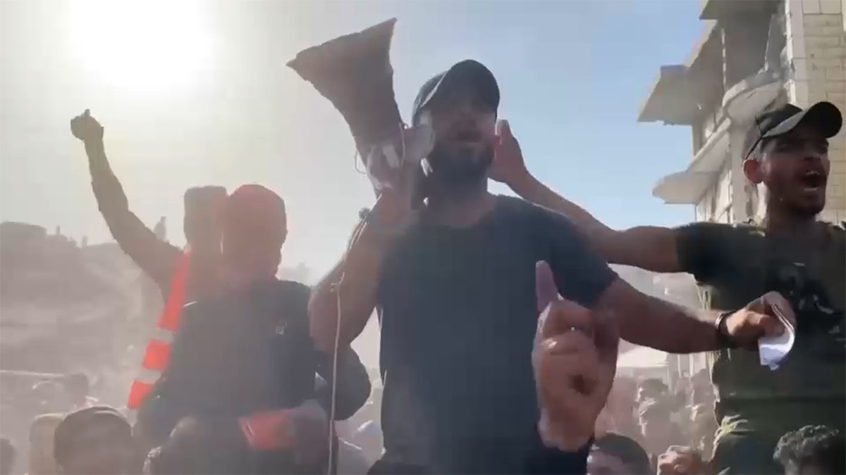 Protesters against Hamas in Gaza