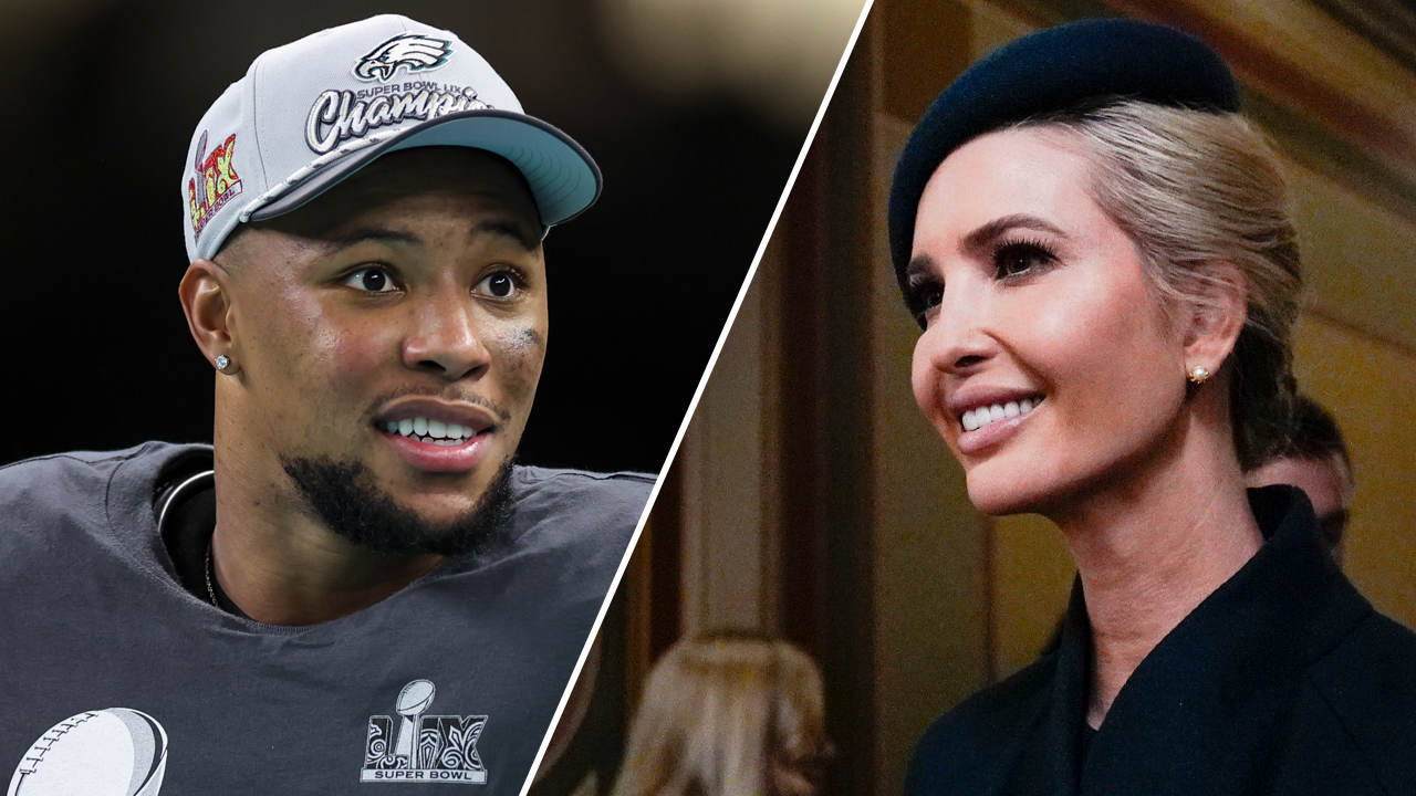 Ivanka Trump shares wholesome moment with son Theo and Eagles’ Saquon Barkley during White House visit