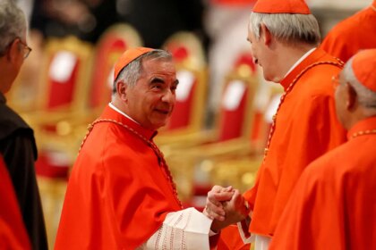 Convicted cardinal announces he won’t be part of conclave to choose Pope Francis’ successor