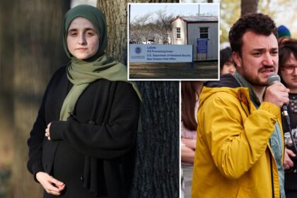 Mahmoud Khalil’s wife gives birth to couple’s first child while Columbia grad remains in ICE detention