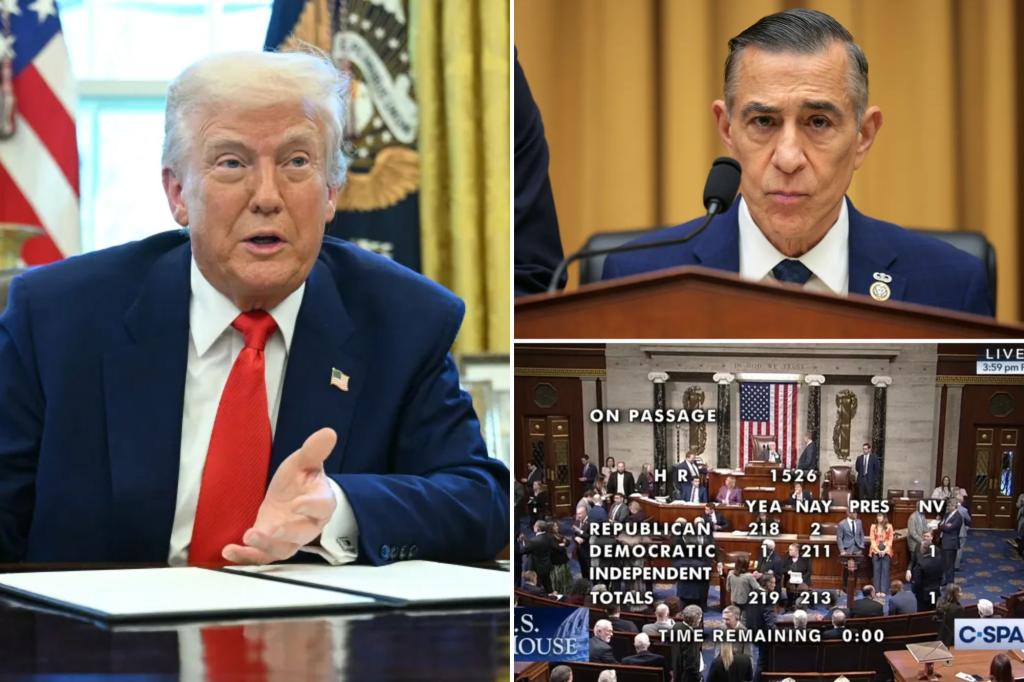 House passes bill to limit ‘rogue’ judges from pausing Trump’s executive actions