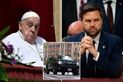JD Vance meets Pope Francis on Easter Sunday after flap over migration