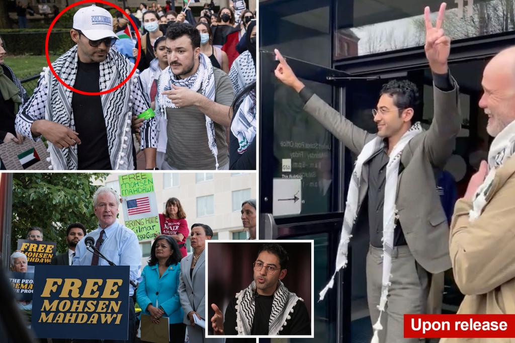 Palestinian Columbia University student Mohsen Mahdawi freed from ICE custody on judge’s orders, immediately sends message to Trump