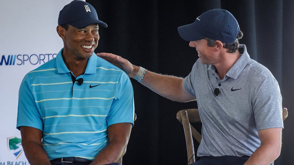 Tiger Woods and Rory McIlroy