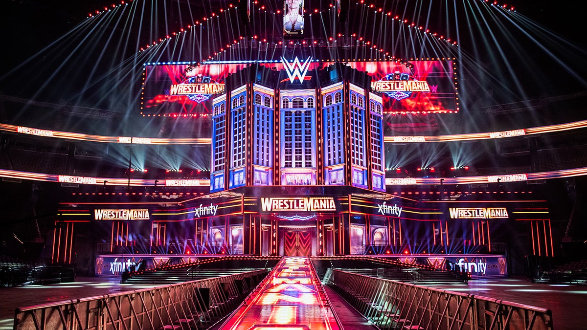WrestleMania 41 stage
