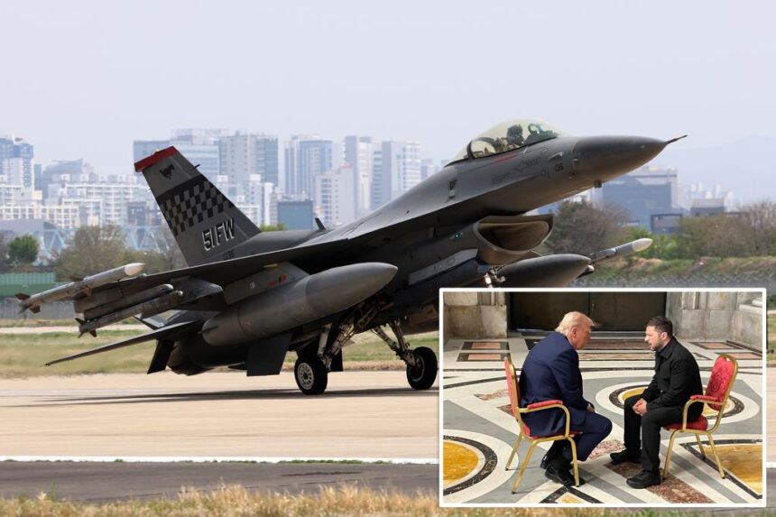 Ukraine upgrading F-16 fighter jet fleet as part of first US purchase under new minerals deal 