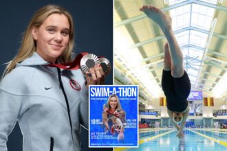 Paralympic medalist who lost leg in shark attack turns trauma into hope with swim-a-thon fundraiser