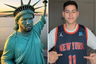 Exclusive | Knicks fan petitions to replace Lady Liberty’s face with Jalen Brunson’s