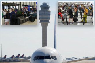 Newark, Atlanta airports see further chaos with more than 500 flights disrupted – and passengers warned to expect delays over ‘FAA staffing issues’