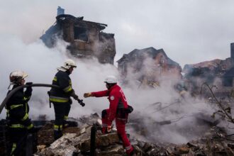 At least 12 people killed in Ukraine after Russia’ largest attack