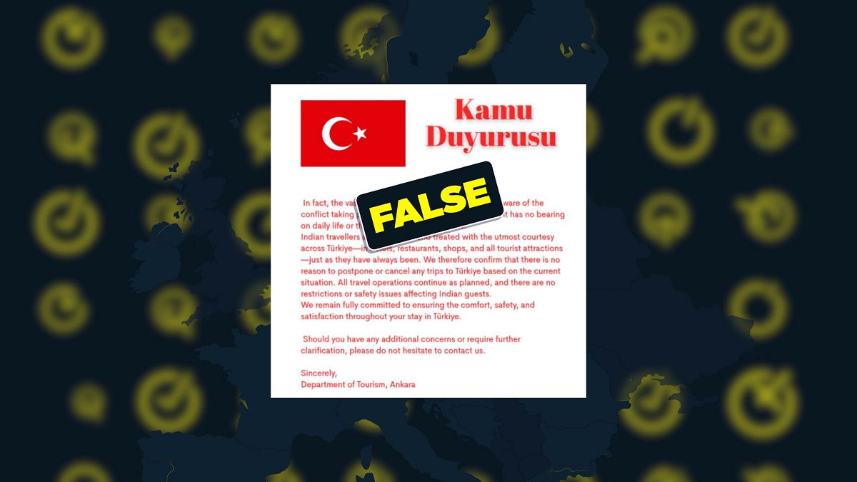Fake Turkish government advert urges Indian tourists to ignore boycott