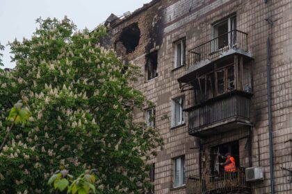 At least two killed in Russian missile and drone strikes on Kyiv