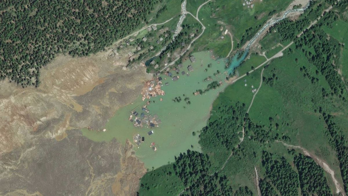 Swiss villages on flood alert after glacier collapse buries Blatten