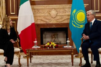 Italy and Kazakhstan sign €4bn set of deals during Meloni visit
