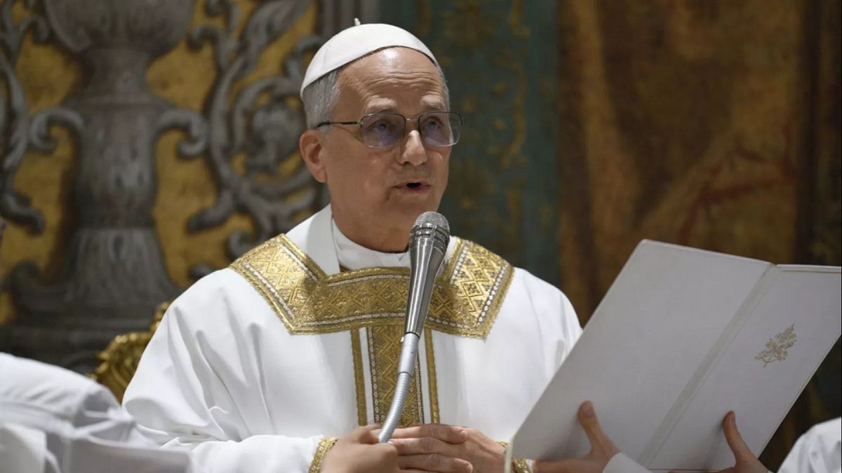 Pope Leo XIV holds his first mass in the Sistine Chapel