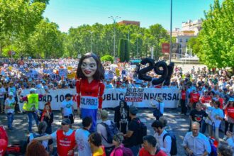 Tens of thousands protest in Madrid against healthcare privatisation