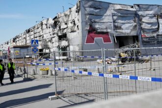 Poland blames Russia for arson attack on Warsaw shopping centre