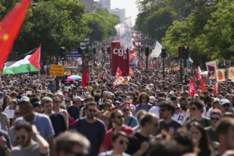 Tens of thousands of people took part in May Day rallies across Europe