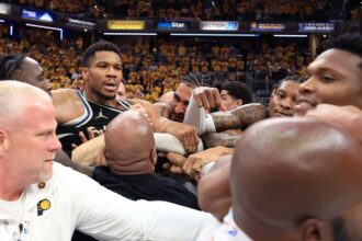 Pacers’ Tyrese Haliburton’s father details viral on-court altercation with Giannis Antetokounmpo