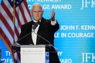 Former Vice President Mike Pence honored by Kennedy family in receiving the JFK ‘Profile in Courage Award’