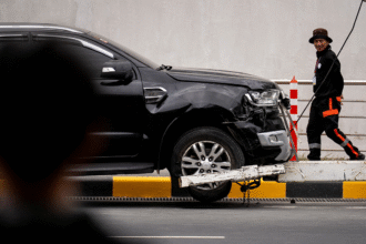 Car crash at airport in the Philippines kills at least 2, including young girl