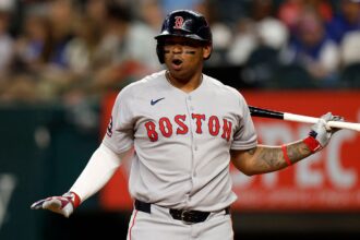 Red Sox’s Rafael Devers throws cold water on potential switch from designated hitter to 1st base