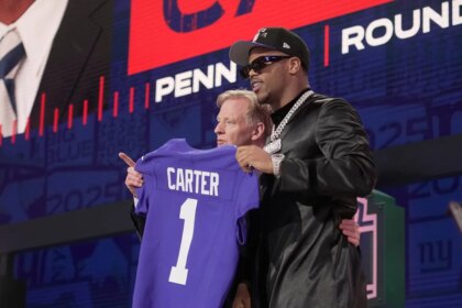 Giants rookie Abdul Carter settles on jersey number after Lawrence Taylor, Phil Simms fiasco
