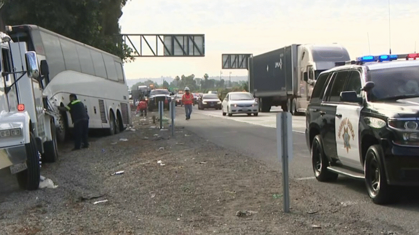 Los Angeles tour bus crash leaves 1 dead, 32 hospitalized on Mother’s Day