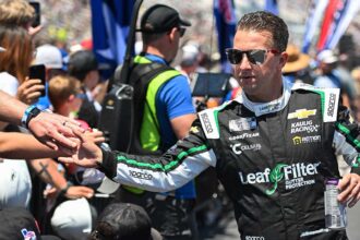 NASCAR driver AJ Allmendinger blows up at engine manufacturer 6 laps into race