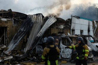 Russia bombards Ukraine with drones hours after Trump announces talks with Putin