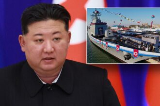 Kim Jong Un left fuming after North Korea’s new destroyer damaged in failed launch