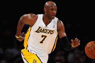 Former NBA star Lamar Odom attends Trump cryptocurrency gala amid protests