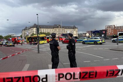Major police operation underway after stabbing spree at German train station, woman arrested