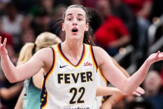 Caitlin Clark furious with WNBA refs after they failed to whistle a foul by Natasha Cloud for hard contact