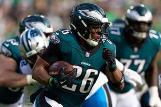 Eagles’ Saquon Barkley takes shot at tush push ban efforts: ‘I think it’s soft’